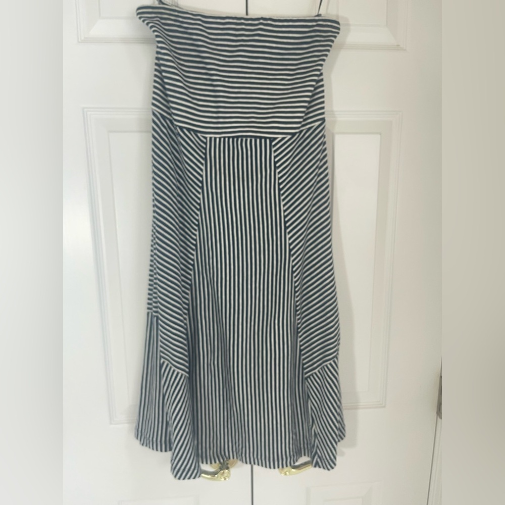 American Eagle Outfitters Strapless Black and White Dress